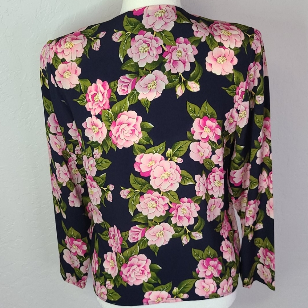 Vintage Talbots petites button up blouse size 6 - Picture 5 of 9